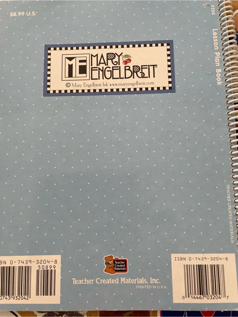 Mary Engelbreit Lesson Plan Book for teachers